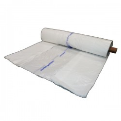 10 Mil Flame Retardant String Reinforced Translucent White Plastic Sheeting - Choose Your Size