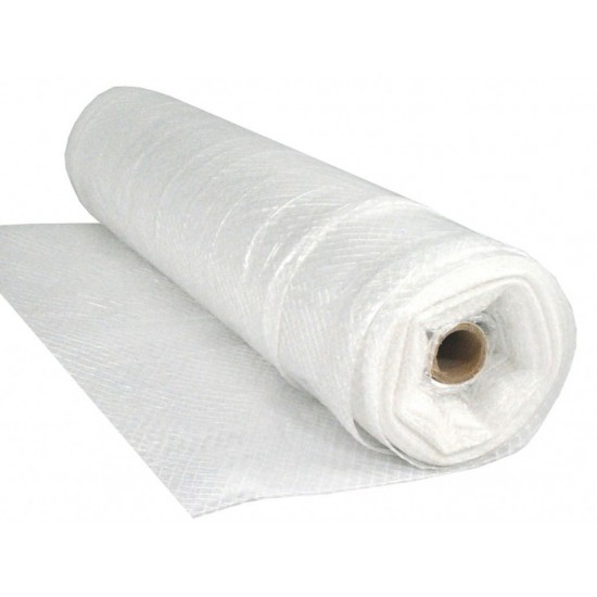 String reinforced plastic sheeting roll
